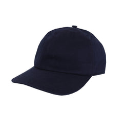 $200 Svevo Parma Navy Blue Cotton Baseball Cap - 7 3/8 US/ 59 EU - (SV78268)
