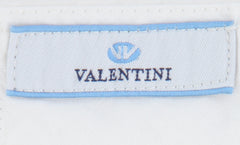 $400 Valentini Sartoria White Solid Shorts - - (VS610252) - Parent
