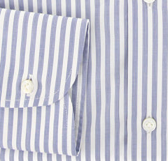 Luciano Barbera Blue Striped Shirt - Slim - M/M - (105329/72214/175)