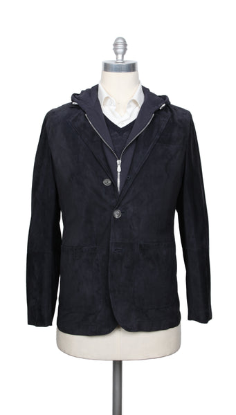Brunello Cucinelli Midnight Navy Blue Jacket - (BC126222) - Parent