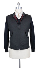 Brunello Cucinelli Burgundy Red Reversible Puffer Vest - (644) - Parent