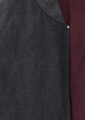 Brunello Cucinelli Burgundy Red Reversible Puffer Vest - (644) - Parent