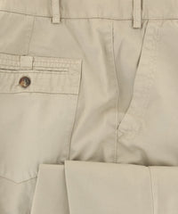 Brunello Cucinelli Beige Solid Pants - Slim - (BC2352M58PC1535) - Parent