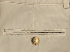 Brunello Cucinelli Beige Solid Pants - Slim - (BC2862M59PC1533) - Parent
