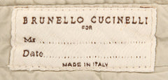 Brunello Cucinelli Beige Solid Pants - Slim - (BC2862M59PC1533) - Parent