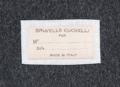 Brunello Cucinelli Navy Blue Cashmere Solid Coat - (OA) - Parent