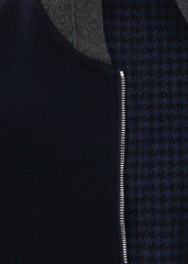 Brunello Cucinelli Navy Blue Reversible Bomber Jacket - (613) - Parent