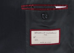 Brunello Cucinelli Gray Wool Blend Tuxedo - (BC516232) - Parent