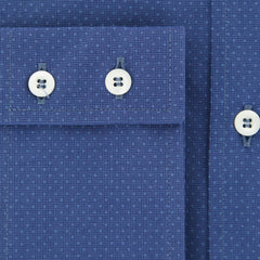 Brunello Cucinelli Blue Polka Dot Shirt - Full - (MG6728C17) - Parent