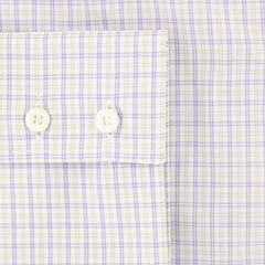 Brunello Cucinelli Purple Plaid Shirt - Full - (MG66768C87) - Parent