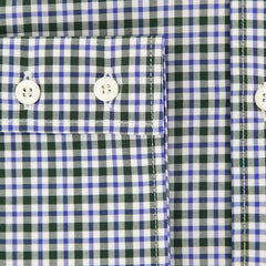 Brunello Cucinelli Dark Green Plaid Shirt - Full - (MS67638C51) - Parent