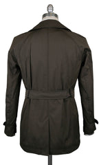 Barba Napoli Olive Green Solid Jacket - (AUC33I5536362) - Parent