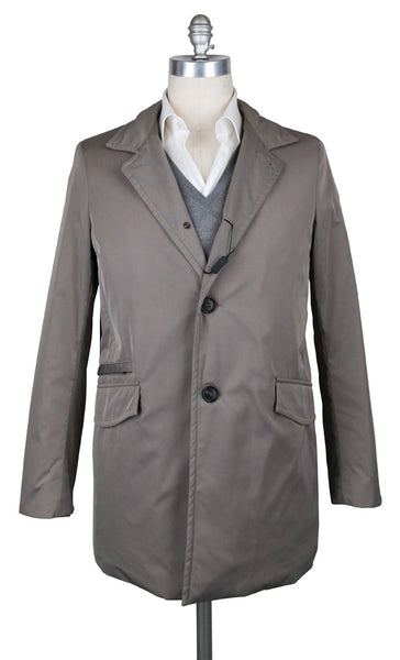 Barba Napoli Light Brown Solid Jacket - (AUC39I365139) - Parent