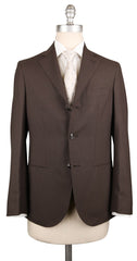 Barba Napoli Brown Wool Solid Suit - 38/48 - (BNSUIT230B15)