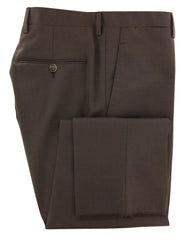 Barba Napoli Brown Wool Solid Suit - (BNSUIT230B15) - Parent