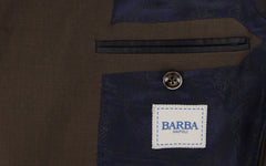 Barba Napoli Brown Wool Solid Suit - (BNSUIT230B15) - Parent