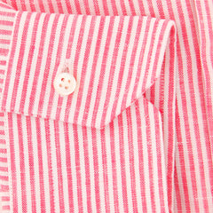 Barba Napoli Pink Striped Shirt - Slim - (D22000185U10T) - Parent