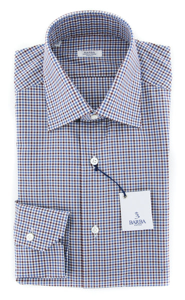 Barba Napoli Brown Shirt - Slim - (D22000R264U10T) - Parent