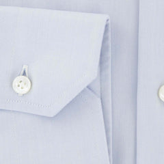 Barba Napoli Light Blue Soild Cotton Shirt - Slim - (803) - Parent
