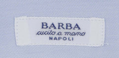 Barba Napoli Light Blue Soild Cotton Shirt - Slim - (803) - Parent