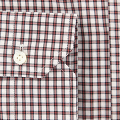 Barba Napoli Brown Check Shirt - Slim - (BNMD203WU10T) - Parent