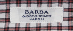 Barba Napoli Brown Check Shirt - Slim - (BNMD203WU10T) - Parent