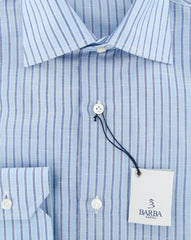 Barba Napoli Light Blue Shirt - Slim - (D22421407UU10T) - Parent