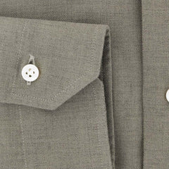 Barba Napoli Brown Solid Cotton Shirt - Slim - (804) - Parent