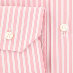 Barba Napoli Pink Striped Shirt - Slim - (327107U10T) - Parent