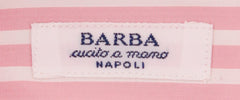 Barba Napoli Pink Striped Shirt - Slim - (327107U10T) - Parent