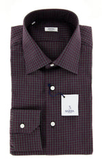 Barba Napoli Burgundy Red Shirt - Slim - 15.5/39 - (D2U10T330704)