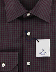 Barba Napoli Burgundy Red Shirt - Slim - 15.5/39 - (D2U10T330704)