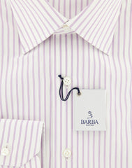 Barba Napoli Lavender Purple Shirt - Slim - 16/41 - (D2U10T350902)