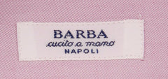 Barba Napoli Pink Solid Shirt - Slim - (391411U10T) - Parent