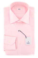 Barba Napoli Pink Solid Shirt - Slim - (428219U10T) - Parent