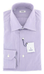 Barba Napoli Purple Striped Shirt - Slim - (D2U1677U10T) - Parent