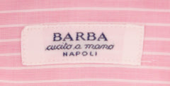 Barba Napoli Pink Striped Shirt - Slim - (BND2U1791U10) - Parent