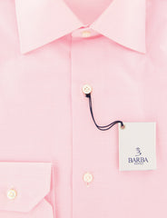 Barba Napoli Pink Solid Shirt - Slim - (D2U1821U10T) - Parent