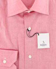 Barba Napoli Red Melange Shirt - Slim - (AF) - Parent