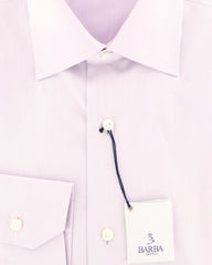 Barba Napoli Lavender Purple Solid Shirt - Slim - (BNU01855U10T) - Parent