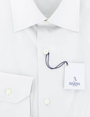 Barba Napoli Light Gray Solid Shirt - Slim - (BNU02079U10T) - Parent