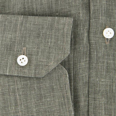 Barba Napoli Olive Green Shirt - Slim - (D2U2358U10T) - Parent