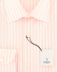 Barba Napoli Pink Striped Shirt - Slim - (BNU03454U10T) - Parent