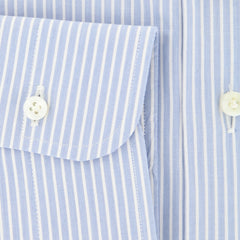 Barba Napoli Light Blue Striped Shirt - Slim - (D443714U63R) - Parent
