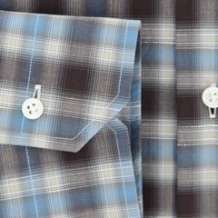Barba Napoli Brown Plaid Shirt - Full - (DA2000R271U02T) - Parent