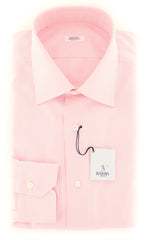 Barba Napoli Pink Micro-Check Cotton Shirt - Full - 16/41 - (U4)