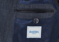 Barba Napoli Blue Linen Solid Sportcoat - (BNSPT27B162) - Parent