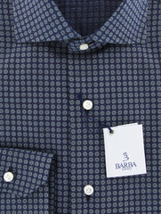 Barba Napoli Navy Blue Shirt - Extra Slim - 15.5/39 - (I1U13T00000P4)