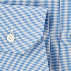 Barba Napoli Light Blue Check Shirt - Extra Slim - (837) - Parent
