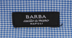 Barba Napoli Light Blue Check Shirt - Extra Slim - (837) - Parent